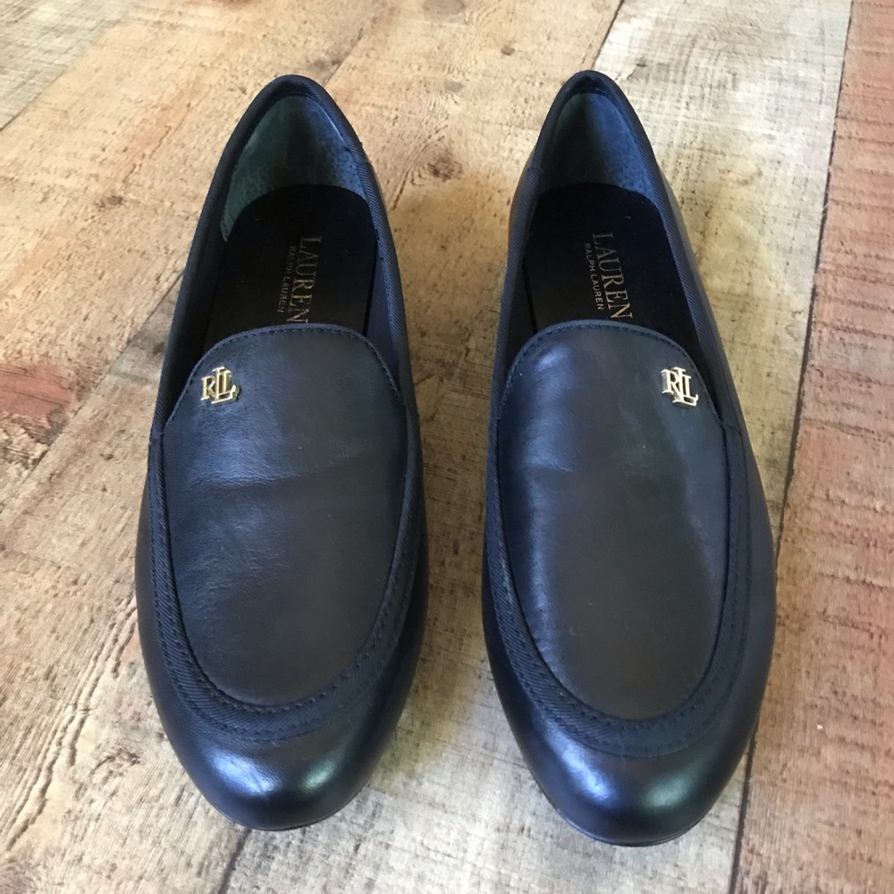 Lauren Ralph Lauren Black Loafers - Picture 2 of 8